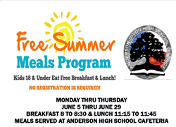 Free Summer Meals Program!